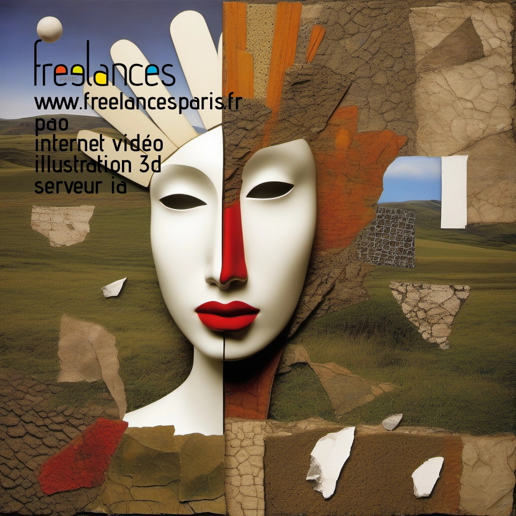 Pao mise en page internet vidéo illustration 3d serveur IA générative AI freelance paris studio de création magazines 49x7x9j0